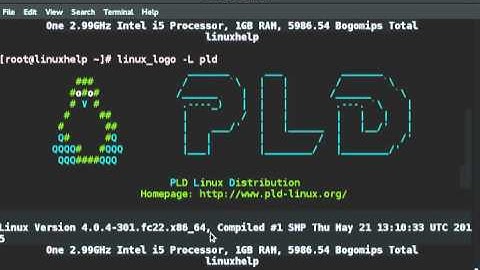 How to Print Color ANSI Logos of Linux OS using - Linux_Logo