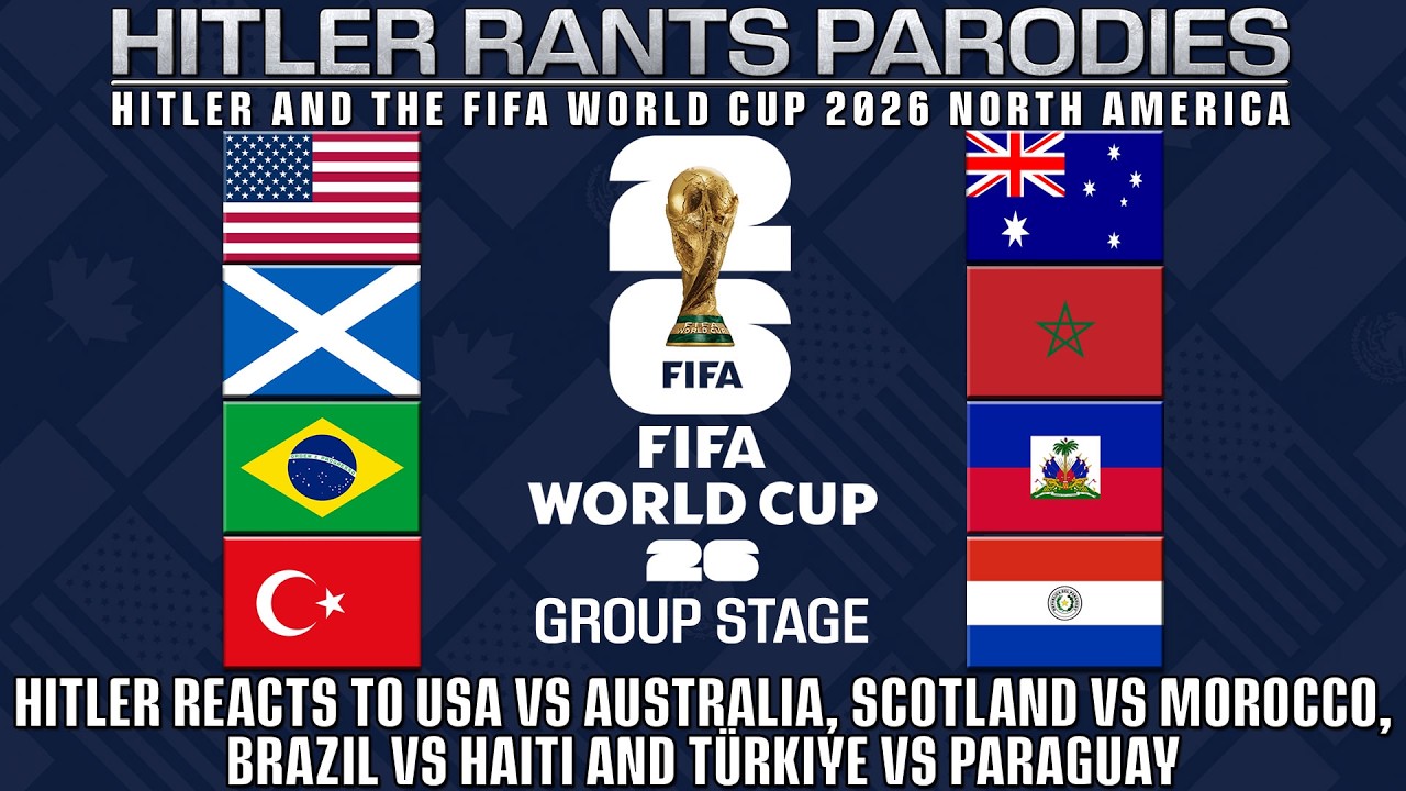 Hitler reacts to USA vs Australia | Scotland vs Morocco | Brazil vs Haiti | Türkiye vs Paraguay
