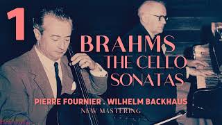 Brahms - Cello Sonata No.1 in E minor, Op.38 (C.rc.: Pierre Fournier, Wilhelm Backhaus / Remastered)