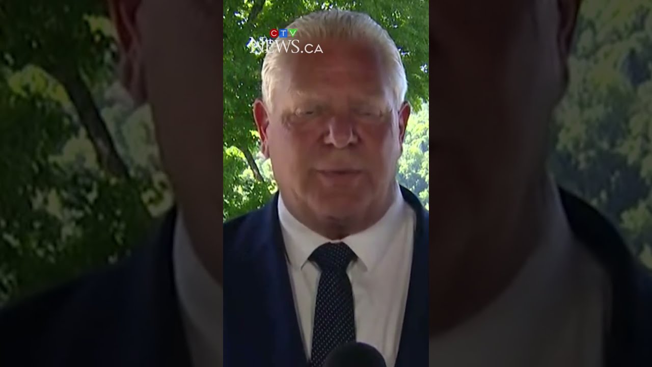 Doug Ford On U S Trade Negotiations I Don T Trust President Trump As Far Can Throw Him 