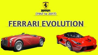 Ferrari EVOLUTION ( 1947 - 2017 )