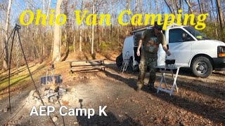 Free Camping in Southern Ohio/Cooking and Setting Up My Camp
