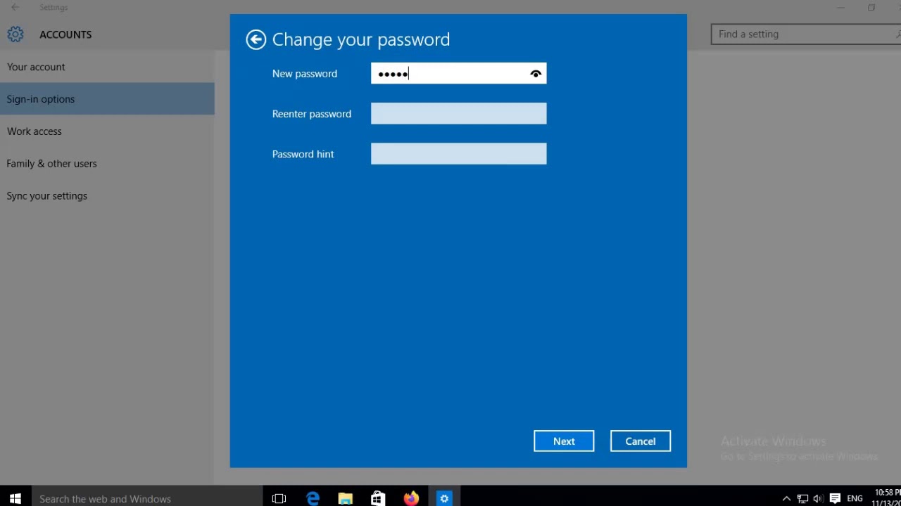 M password. Canon 1140 admin password. Change Administrator account in PC.