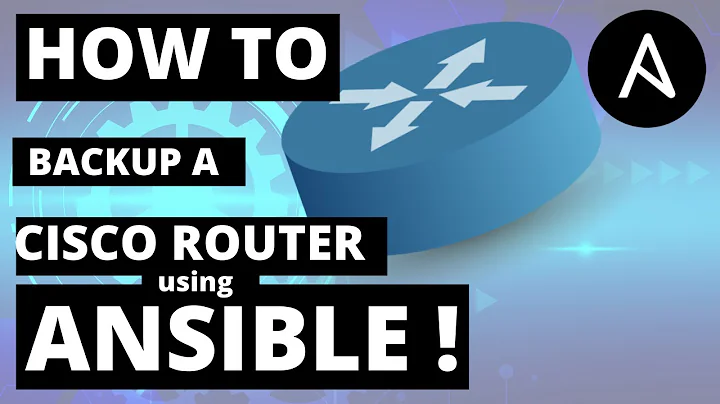 Ansible Playbook Example to Backup Cisco Router or Switch Config