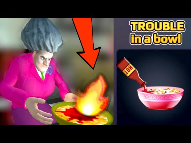 Scary Teacher 3D - Gameplay Walkthrough Part 2 - Trouble In A Bowl 