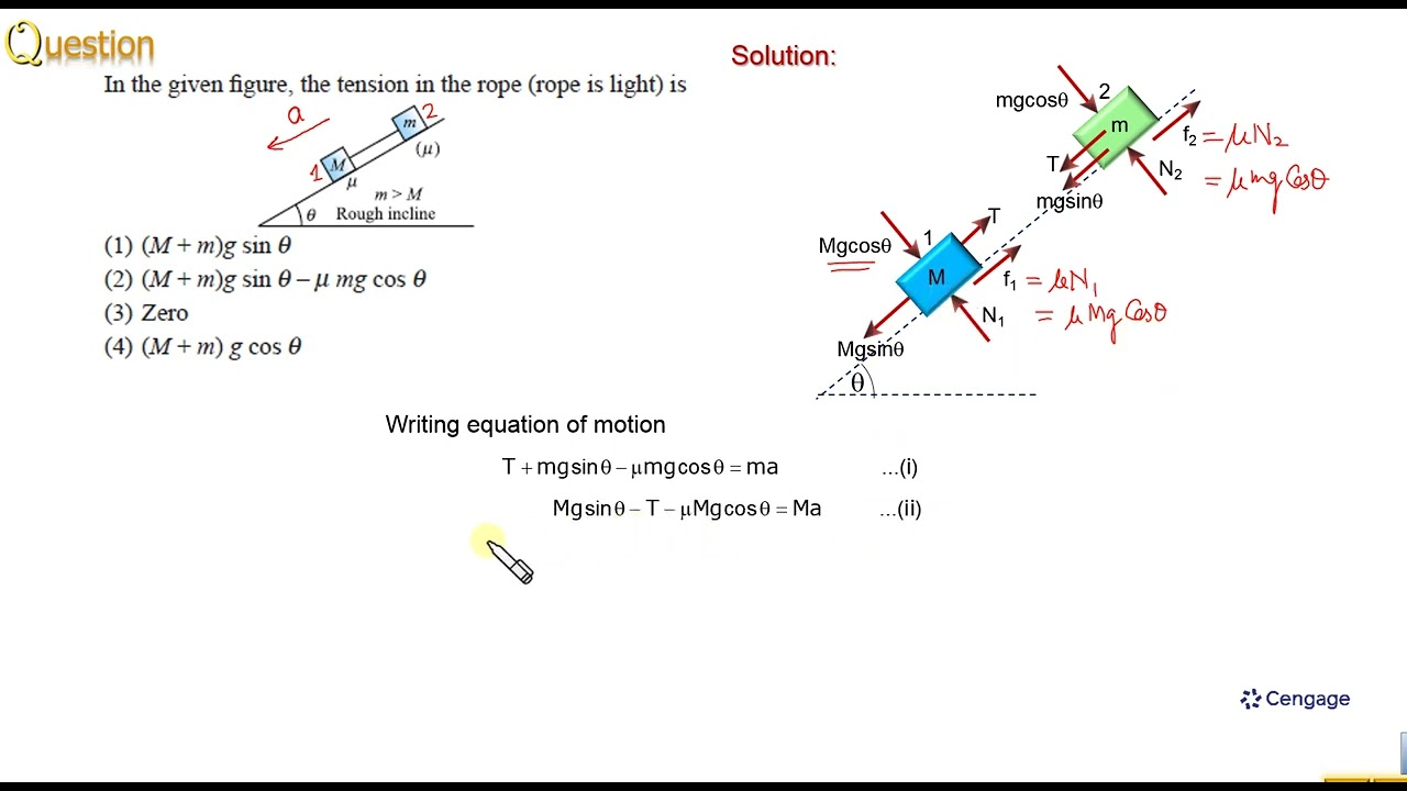 Laws of motion | Friction #7| Cengage Book | BM SHARMA | JEE 2023 | NEET
