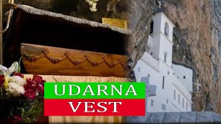 Čudo Na Vaskrs Ikona Vasilija Ostroškog Pala Sa Zida Tokom Zemljotresa