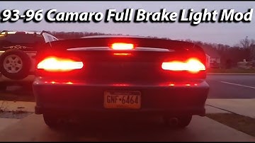 93-96 Camaro Full Brake Light Mod