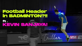 Mischief Moments Kevin Sanjaya playing Football in Badminton | Shocking Header from Kevin Sanjaya by God of Sports 385 views 1 year ago 51 seconds