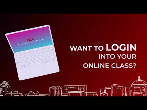 How to Log into the Del-York Creative Academy Online Portal