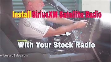 How to install SiriusXM into your factory stock radio