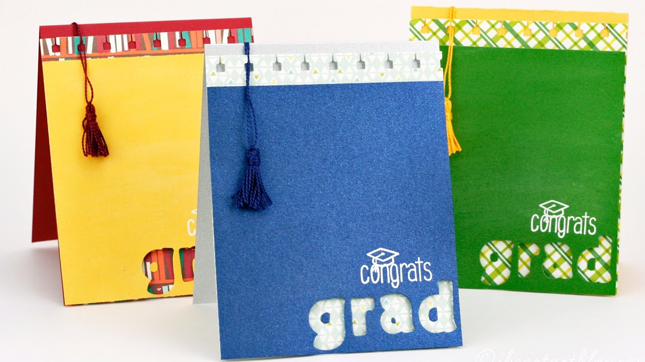 how to make a graduation card with tassel youtube make a graduation card