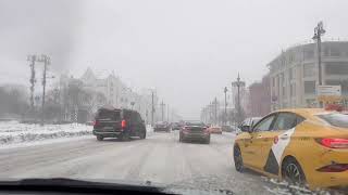 Москва Снегопад ❄️ 3 декабря 2023 г.
