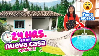 ☀️ 24 HORAS en OTRA NUEVA CASA🏡 🌳 ¡JARDÍN ENORME y TIENE ALBERCA! 😍💦¿Es Perfecta?| BUSCANDO CASA