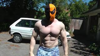 Ninja Tyler Muscle Bodybuilding Flexing @ 242 lbs Bodyweight