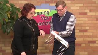 Smead Heavy-Duty Adjustable Hanging Folder Frame (Drawer or Desktop HD)
