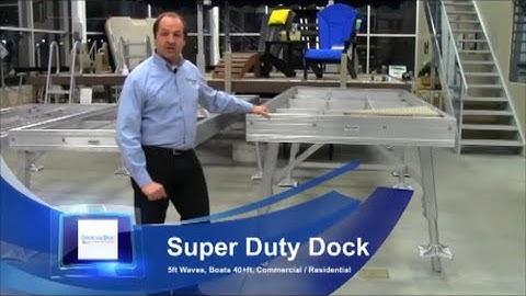 DockinaBox Super Duty Dock Series Ontario, Canada Dock & Boat Lift Products Heavy Duty Dock