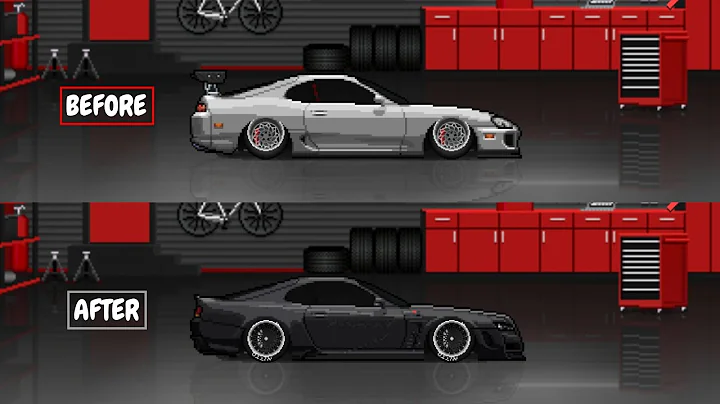 Pixel Car Racer - Turning a Supra MK4 into a VeilSide 4509 GTR