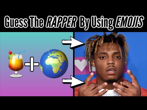 Guess The RAPPER By Using EMOJIS CHALLENGE!!