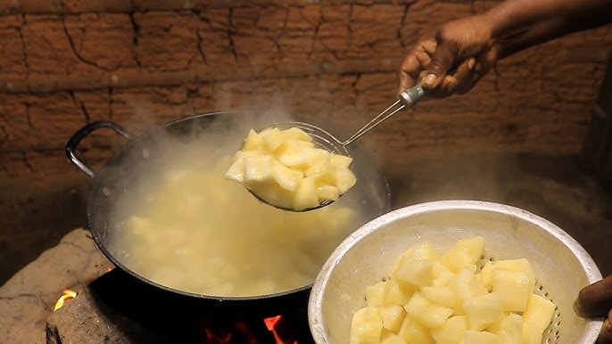 Boiled Cassava ( Manioc ) | How to Cook Cassava Root | cook with mom