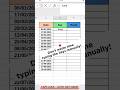 Convert dates into weekday names using Excel’s TEXT function #Excel #exceltips #excelformula