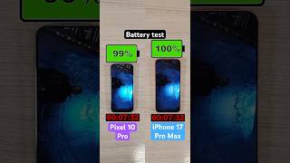 Google Pixel 10 Pro vs iPhone 17 Pro Max battery test!