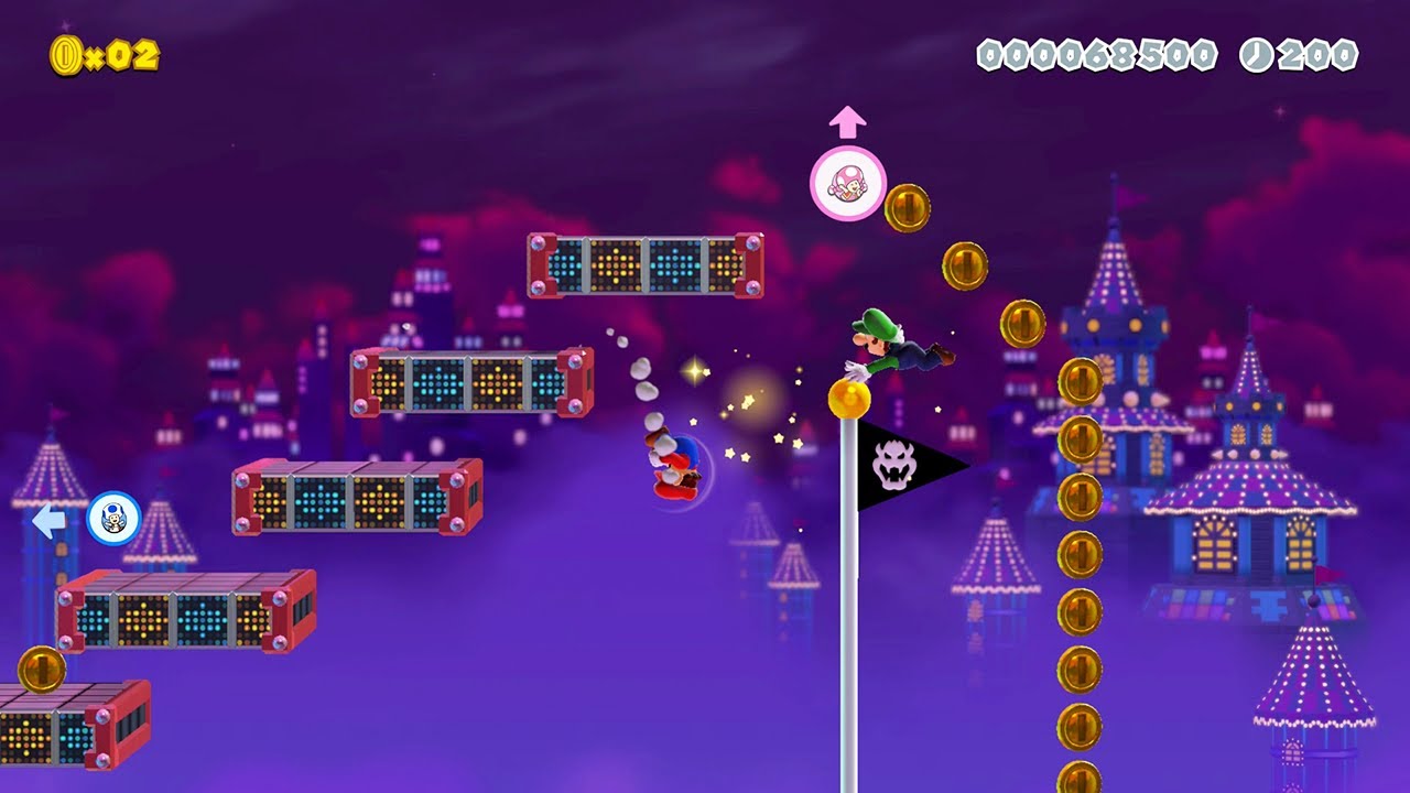 ゴール前ダイレクト落下wwww【マリオメーカー2】 - YouTube