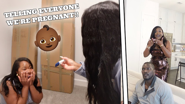 TELLING OUR FAMILY & FRIENDS THAT WE'RE PREGNANT!!