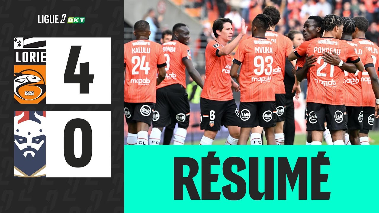 FC LORIENT - STADE MALHERBE CAEN (4-0) - 32ème journée - Ligue 2 BKT 24/25