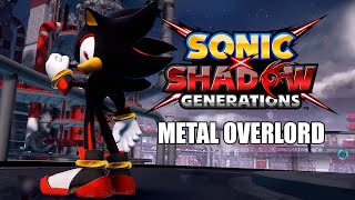 Sonic X Shadow Generations Metal Overlord Boss Fight Full Gameplay 4K Upscale No Commentary