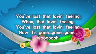 You&#39;ve lost that loving feeling - mmm - sung by Barry Manilow&#39;s  version movie