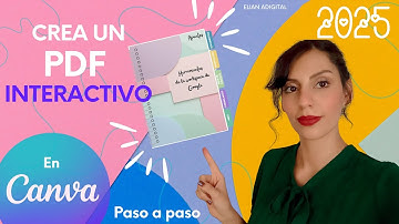Crea un PDF interactivo con Canva - Cuaderno Digital Fácil | 2025