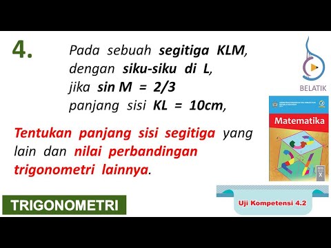 Uji Kompetensi 4 2 No 4 Buku Paket Matematika Sma Ma Smk Halaman 139 140 Panjang Sisi Segitiga Youtube