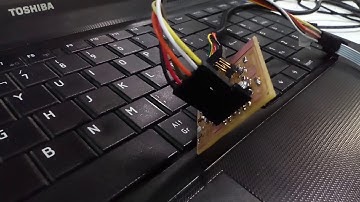 input test blinking led with atmega 168