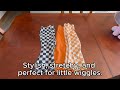 Stretchy, durable, and still cute after wear + wash | SOBOWO Checkered Baby Girl Flare Pants 3 Pack