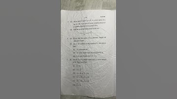 Ma/ Msc 2nd semester Mathematics previous year question paper 2021-22 ( Metric Spaces) HNBGU