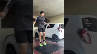 I tried FLOYD MAYWEATHER jump rope routine part 2 #jumprope #boxing Resimi