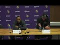Isaiah Rodgers & Carson Wentz Address The Media in Dublin Ahead of Vikings vs. Steelers Game