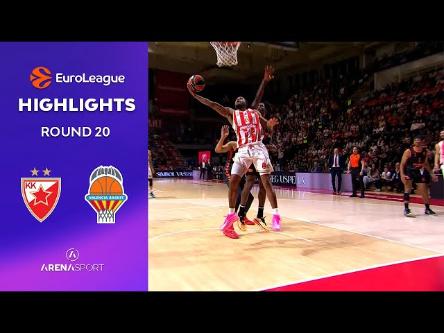 Crvena Zvezda - Valencia 89:106 | EUROLEAGUE (20. kolo) | 06. januar 2026.