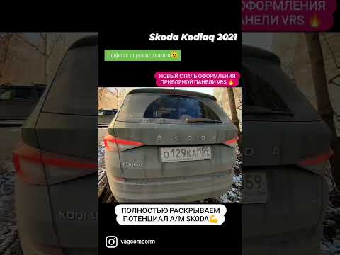 Skoda Kodiaq 2021 2022 скрытые функции ⭐💻