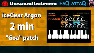 Argon Synth for iPhone │ Goa Trance patch - haQ attaQ Synt Tweaks 3