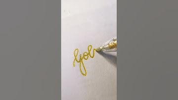 ✨ cursive writing. #shorts #calligraphy #satisfying #trending #relaxing #gold #golden