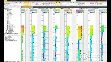 Porosity mapping using well logs in Petrel-EN