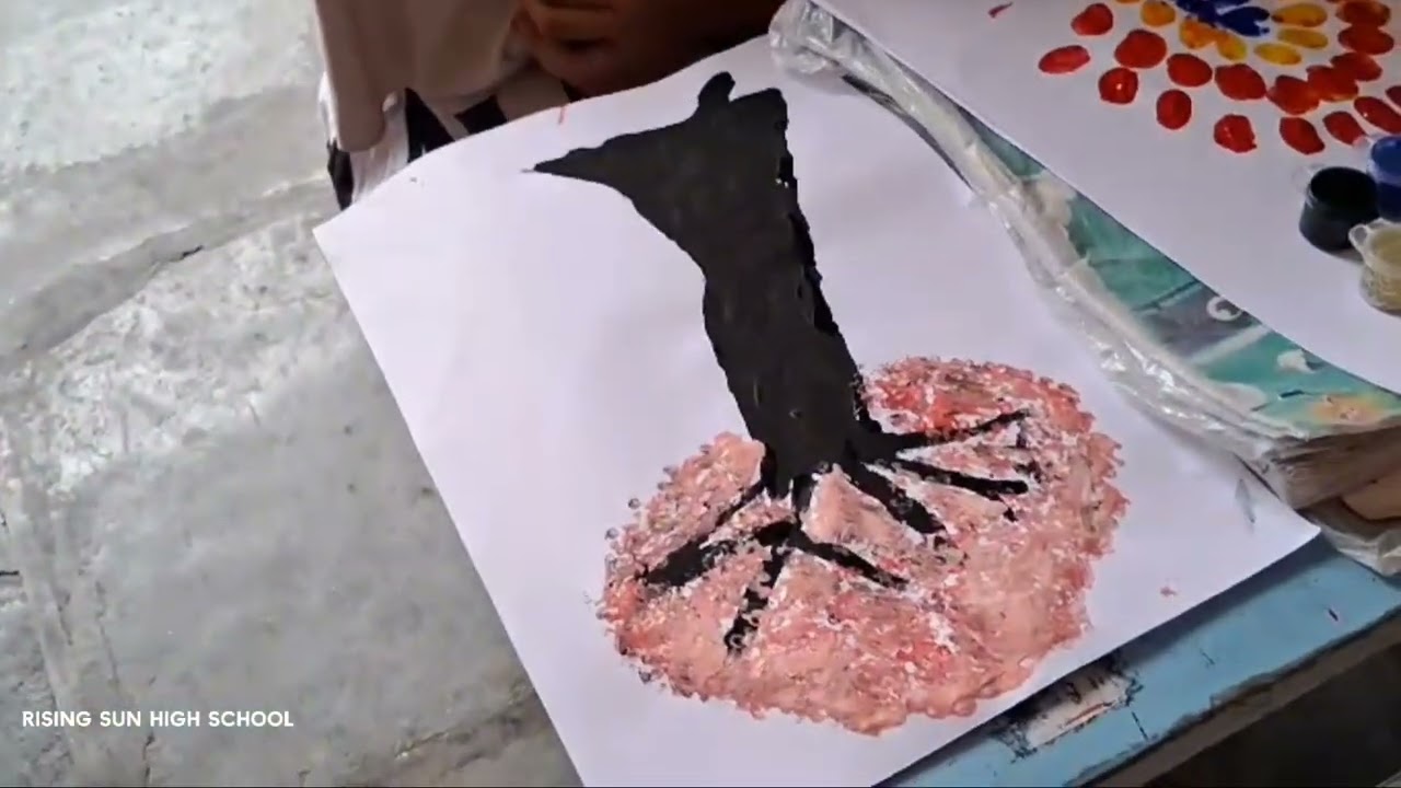 AMAZING COTTON BUD PAINTING FUN | WATCH KIDS CREATE MAGIC