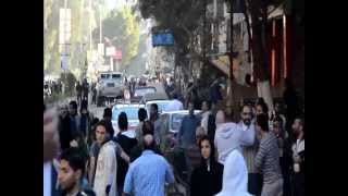 تصدي شباب المعادي للمدرعات في شارع احمد زكي