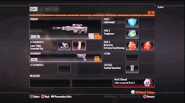 Black Ops 2 My custom classes