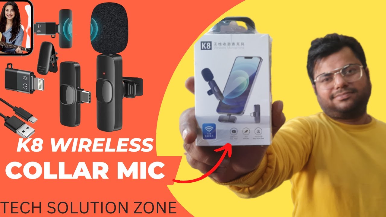 K8 COLLOR MIC | WIRELESS MIC | BLUETHOOT MIC | 