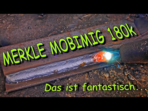 This German Welding Machine Is Amazing! - Merkle MobiMig 180 K  Ганс   неси аппарат !  口٩- ᐛ  -و