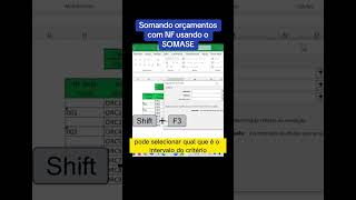 Usando SOMASE no Excel com células não vazias #excel #somase