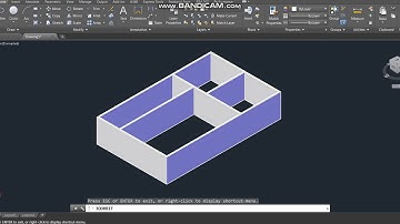 AutoCAD 3D Demo: Office Wall Partitions Modeling